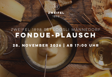 Fondue-Plausch in M&auml;nnedorf